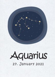 (January 20 - February 18): Symbolized by the Water Bearer, Aquarius is progressive, innovative, and values individuality.