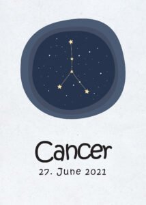 cancer-01 (June 21 - July 22): Symbolized by the Crab, Cancer is nurturing, empathetic, and deeply intuitive.