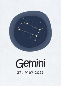 gemini-01 (May 21 - June 20): Symbolized by the Twins, Gemini is known for versatility, curiosity, and communication skills.